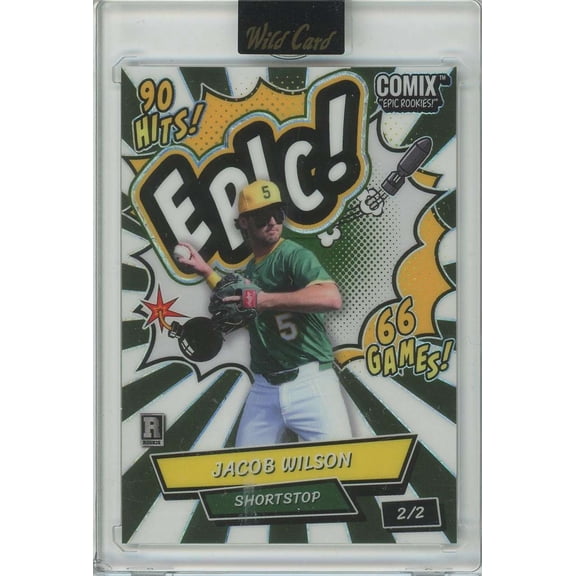 MLB 2025 Wild Card Comix Epic Rookies! 2/2 Epic! Jacob Wilson [Rookie]