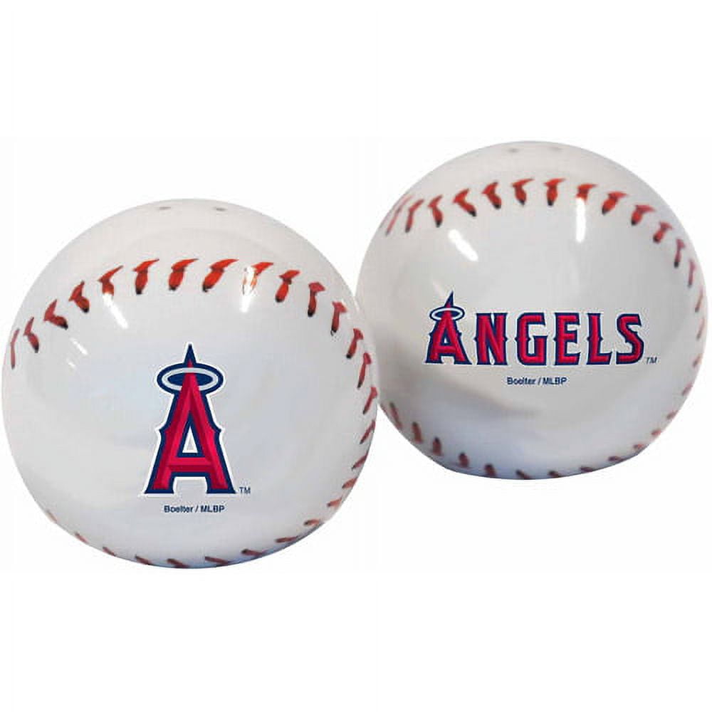 MLB Angels Baseball Shaped Salt and Pepper Shakers