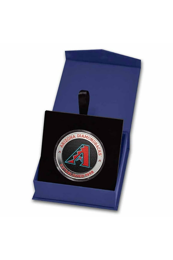 Arizona Diamondbacks 1 oz Silver Colorized Round (w/ Box)