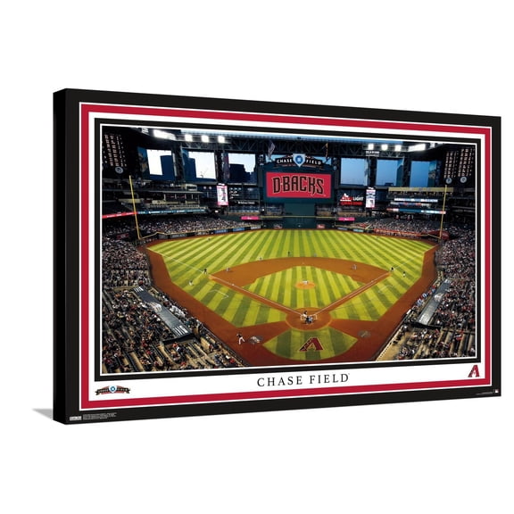 MLB Arizona Diamondbacks - Chase Field 22 Canvas Wall Poster, 22.375" x 34"