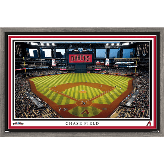 MLB Arizona Diamondbacks - Chase Field 22 Wall Poster, 22.375" x 34" Framed