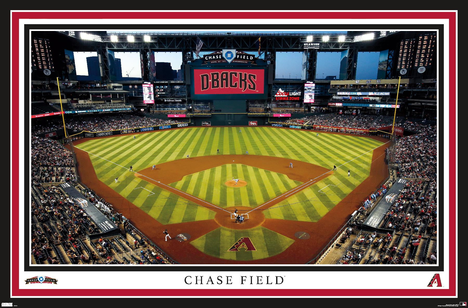 MLB Arizona Diamondbacks - Chase Field 22 Wall Poster, 22.375" x 34 ...