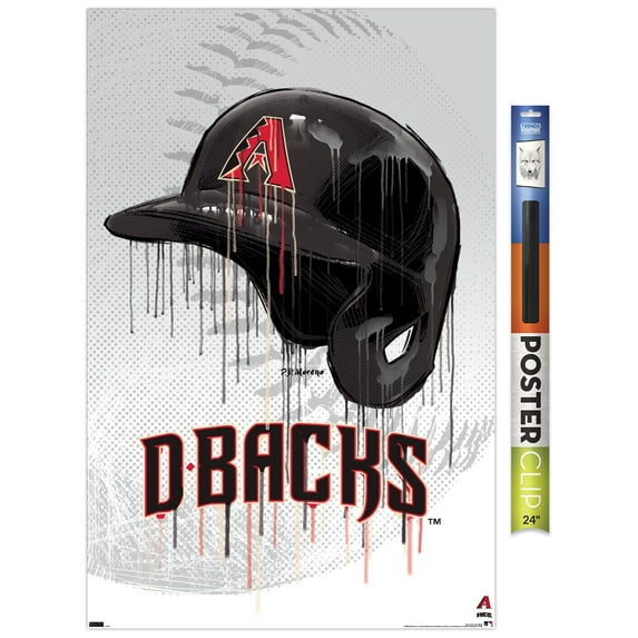 MLB Arizona Diamondbacks - Drip Helmet 22 Wall Poster, 22.375" x 34"