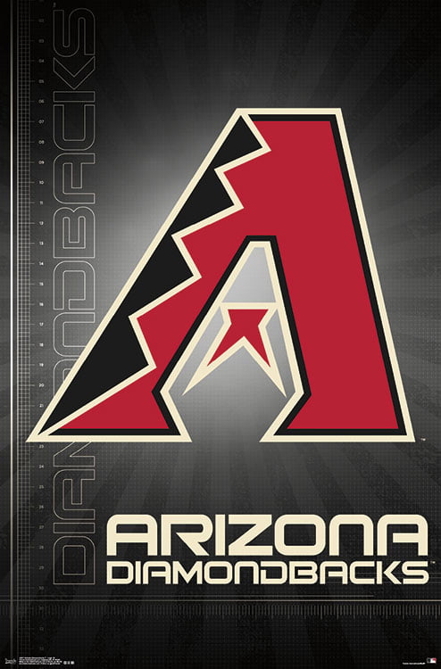 MLB Arizona Diamondbacks - Logo 22 Wall Poster with Push Pins