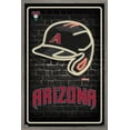 thumbnail image 1 of MLB Arizona Diamondbacks - Neon Helmet 23 Wall Poster, 22.375" x 34" Framed, 1 of 6