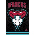thumbnail image 1 of MLB Arizona Diamondbacks - Snake Head Logo Wall Poster, 14.725" x 22.375", 1 of 3