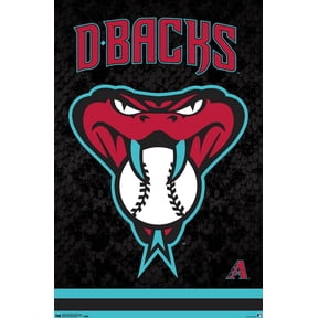 MLB Arizona Diamondbacks - Snake Head Logo Wall Poster, 22.375" x 34"