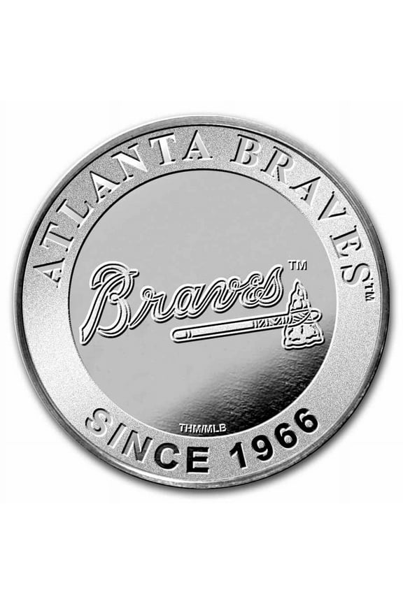 Atlanta Braves 1 oz Silver Round