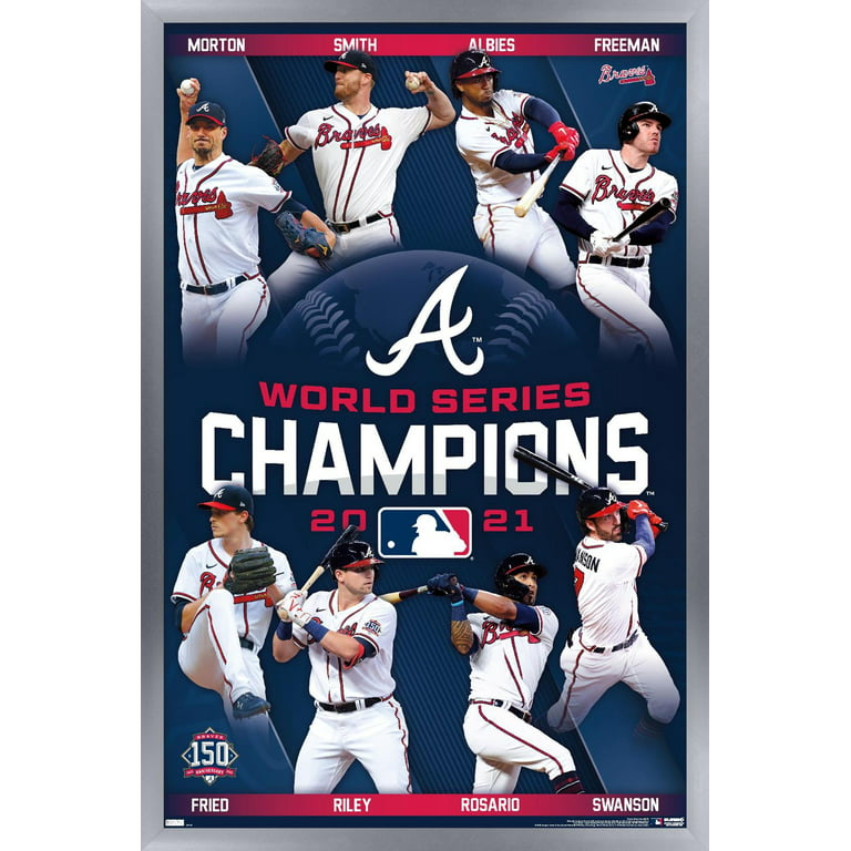 MLB Atlanta Braves - Logo 22 Wall Poster, 22.375 x 34 