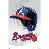 MLB Atlanta Braves - Drip Helmet 20 Wall Poster, 22.375" x 34"