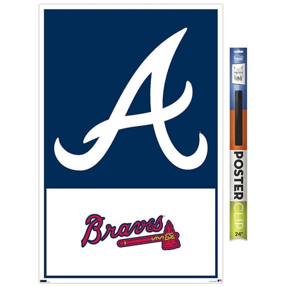 MLB Atlanta Braves - Logo 22 Wall Poster, 22.375" x 34"