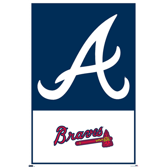 MLB Atlanta Braves - Logo 22 Wall Poster, 22.375" x 34"