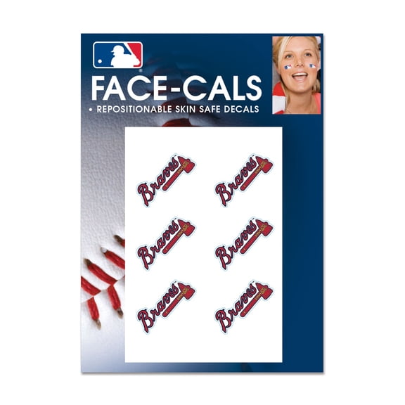 MLB Atlanta Braves Prime 3" x 5" Face Cal