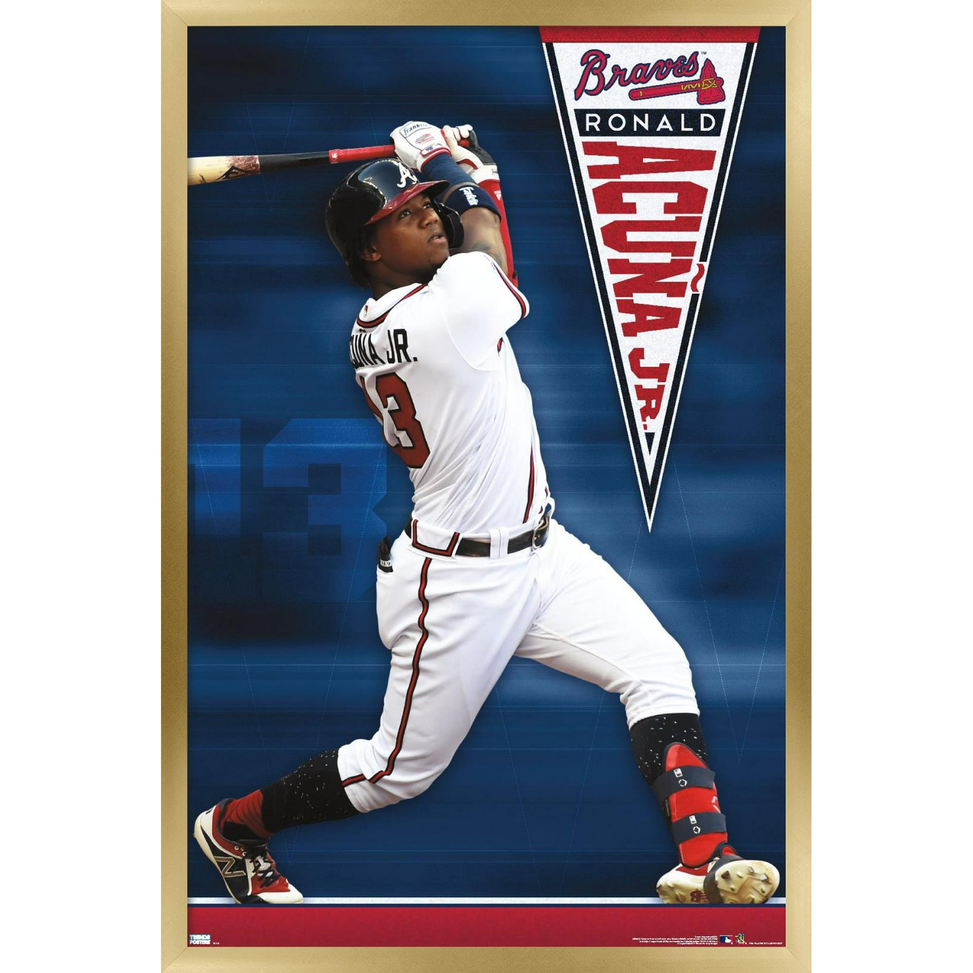 MLB Atlanta Braves - Ronald Acuña Jr 20 Wall Poster, 14.725 x