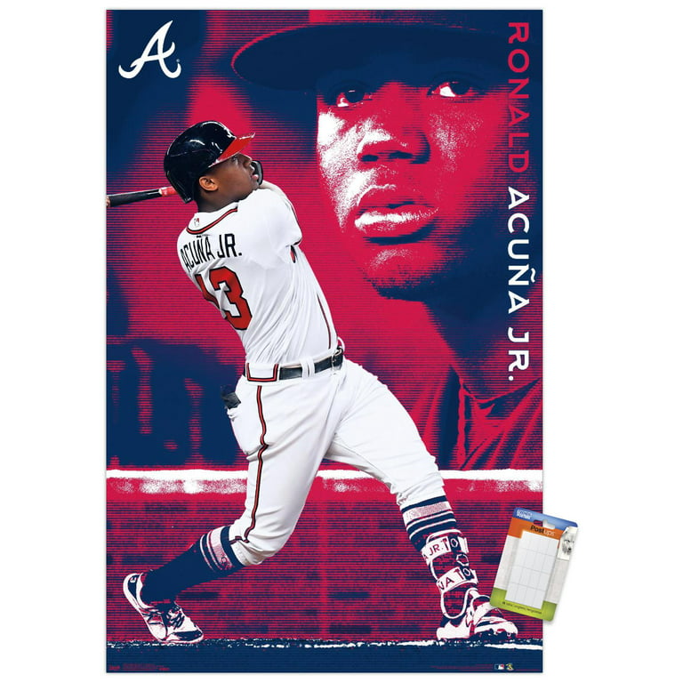 MLB Atlanta Braves - Ronald Acuna Jr 19 Wall Poster, 14.725 x 22.375 