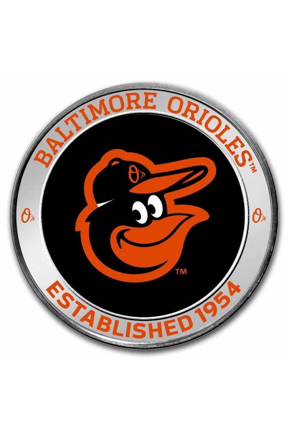 Baltimore Orioles 1 oz Silver Colorized Round (w/ Box)