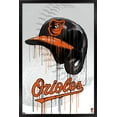 thumbnail image 1 of MLB Baltimore Orioles - Drip Helmet 22 Wall Poster, 14.725" x 22.375" Framed, 1 of 5