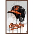 thumbnail image 1 of MLB Baltimore Orioles - Drip Helmet 22 Wall Poster, 22.375" x 34" Framed, 1 of 5