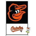 thumbnail image 1 of MLB Baltimore Orioles - Logo 22 Wall Poster with Pushpins, 22.375" x 34", 1 of 5