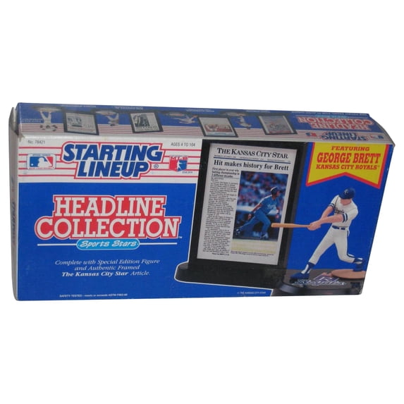 MLB Baseball George Brett Headline Collection (1992) Kenner Starting Lineup Figure - (Kansas City Royals)