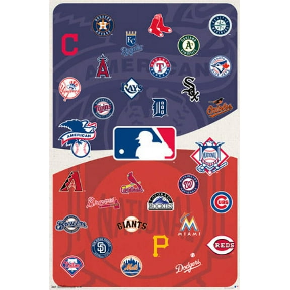 MLB Baseball - Logos 15 Poster Print (22 x 34)