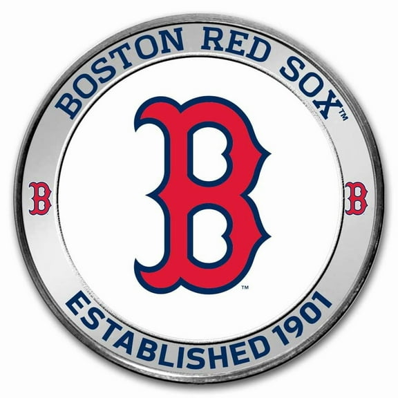MLB Boston Red Sox 1 oz Silver Colorized Round (w/ Box)