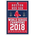 thumbnail image 1 of MLB Boston Red Sox - Champions 18 Wall Poster, 22.375" x 34", Framed, 1 of 2
