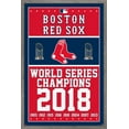 thumbnail image 1 of MLB Boston Red Sox - Champions 18 Wall Poster, 22.375" x 34", Framed, 1 of 3