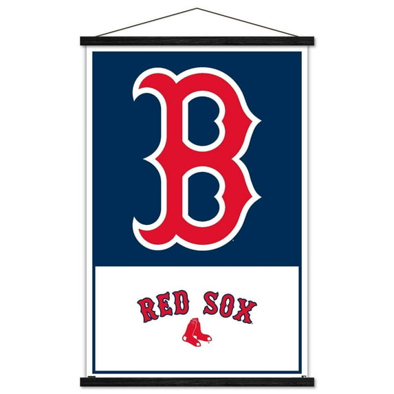 Boston Red Sox 24" x 34.75" Magnetic Framed Logo Poster