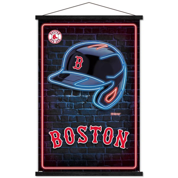 Boston Red Sox 24" x 34.75" Magnetic Framed Team Poster