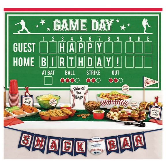 MLB Buffet Decorating Kit 15 piece