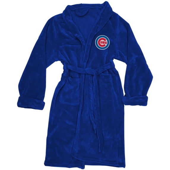MLB Chicago Cubs 26" x 47" Large/Extra Large Silk Touch Men's Bath Robe