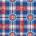 thumbnail image 1 of MLB Chicago Cubs 58" 100% Polyester Fleece Sports Logo Fabric By the Yard, Blue, 1 of 7