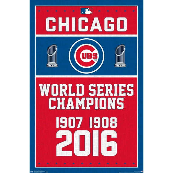 MLB Chicago Cubs - Champions 16 Wall Poster, 14.725" x 22.375"
