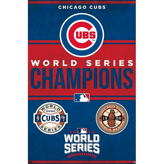 MLB Chicago Cubs - Champions 23 Wall Poster, 22.375" x 34"