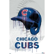 MLB Chicago Cubs - Drip Helmet 20 Wall Poster, 14.725" x 22.375"