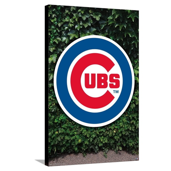 MLB Chicago Cubs - Logo 16 Canvas Wall Poster, 22.375" x 34"