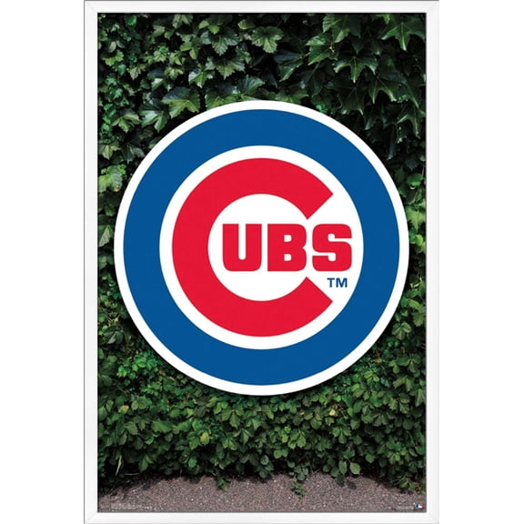 MLB Chicago Cubs - Logo 16 Wall Poster, 22.375" x 34" Framed