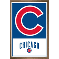 thumbnail image 1 of MLB Chicago Cubs - Logo 22 Wall Poster, 14.725" x 22.375" Framed, 1 of 5