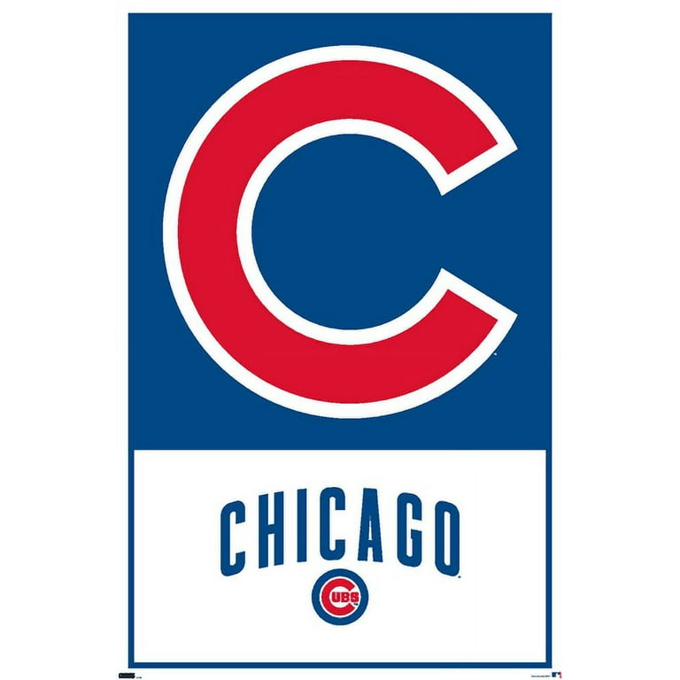 MLB Chicago Cubs Logo 22 Wall Poster 22.375
