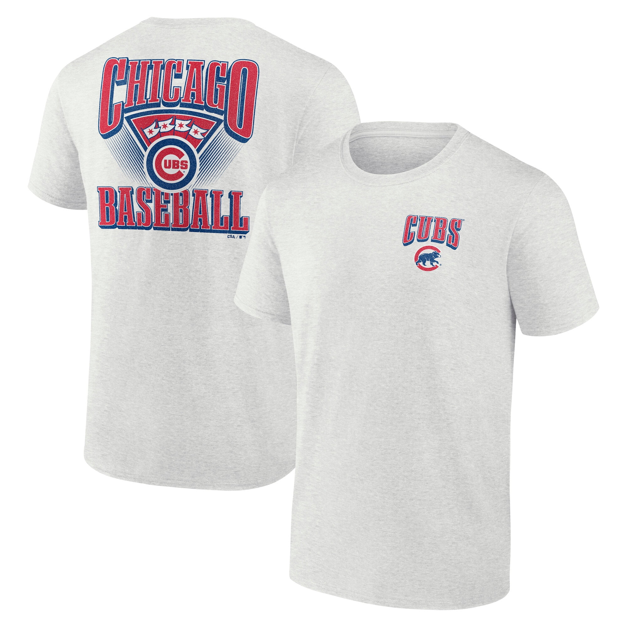 MLB Chicago Cubs Men's Fashion Short Sleeve T Shirt Beige - Walmart.com