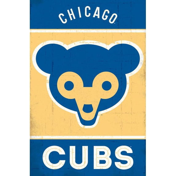 MLB Chicago Cubs - Retro Logo 14 Wall Poster, 22.375" x 34"