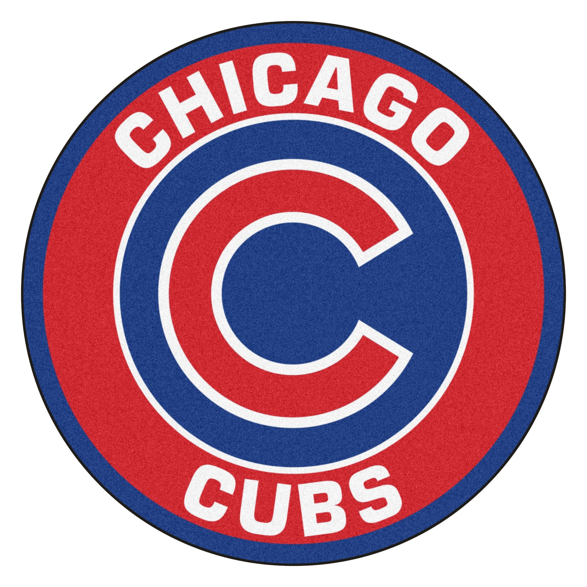 Chicago Cubs Baseball Mat 27 Diameter