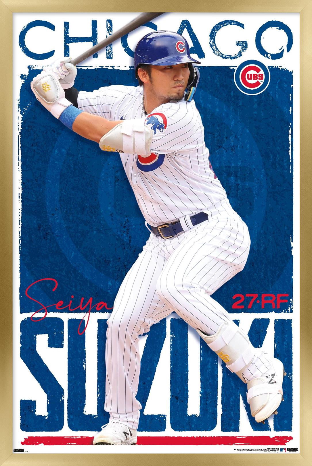 Trends International MLB Chicago Cubs Seiya Suzuki Wall Poster