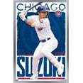 thumbnail image 1 of MLB Chicago Cubs - Seiya Suzuki 23 Wall Poster, 14.725" x 22.375" Framed, 1 of 6