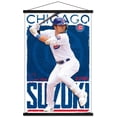 thumbnail image 1 of MLB Chicago Cubs - Seiya Suzuki 23 Wall Poster with Magnetic Frame, 22.375" x 34", 1 of 6