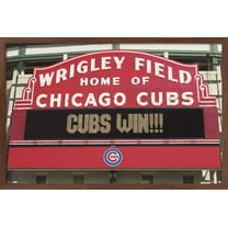 MLB Chicago Cubs - Win Wall Poster, 14.725" x 22.375", Framed