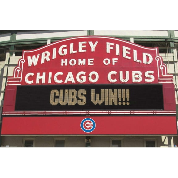MLB Chicago Cubs - Win Wall Poster, 14.725" x 22.375"
