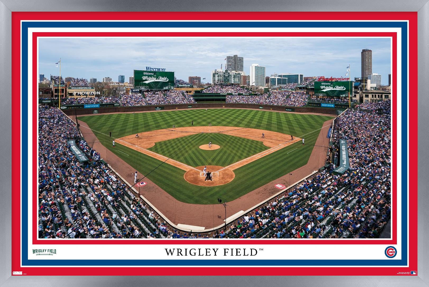 MLB Chicago Cubs Wrigley Field 22 Wall Poster, x - Main Image