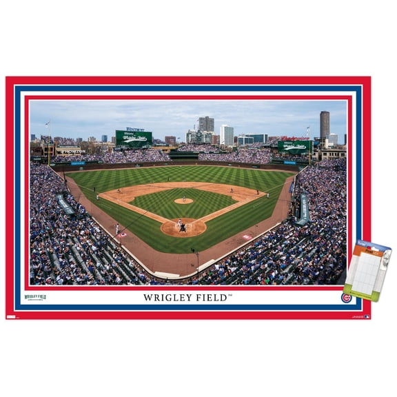 MLB Chicago Cubs - Wrigley Field 22 Wall Poster, 22.375" x 34"